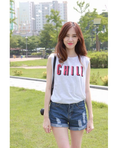 Sleeveless Tshirt 나시티